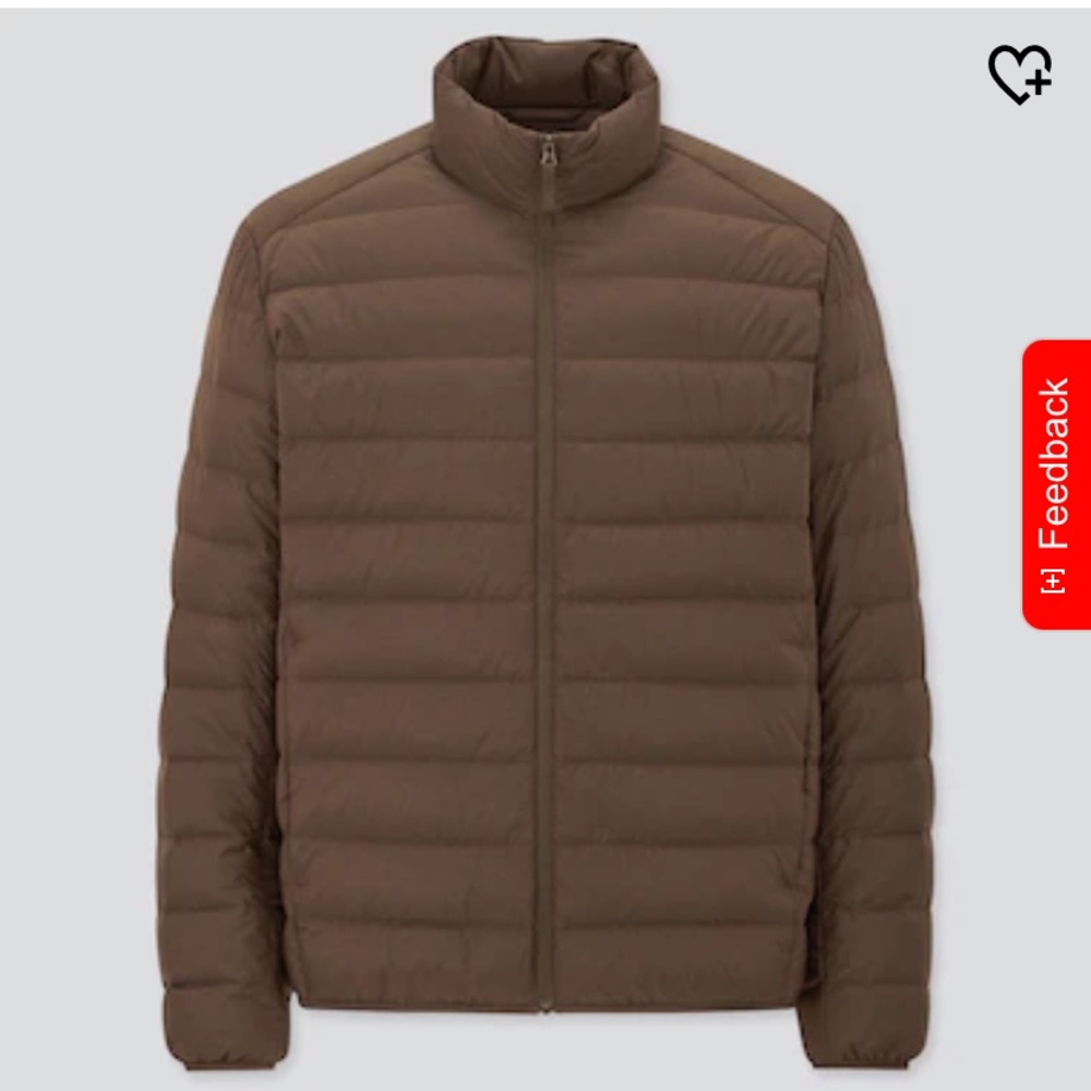Brown Uniqlo Puffer Jacket